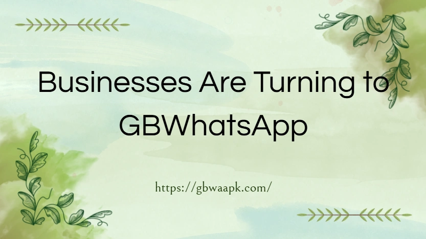 Businesses Turn to GB cover